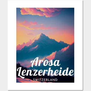 Arosa Lenzerheide ski - Switzerland Posters and Art